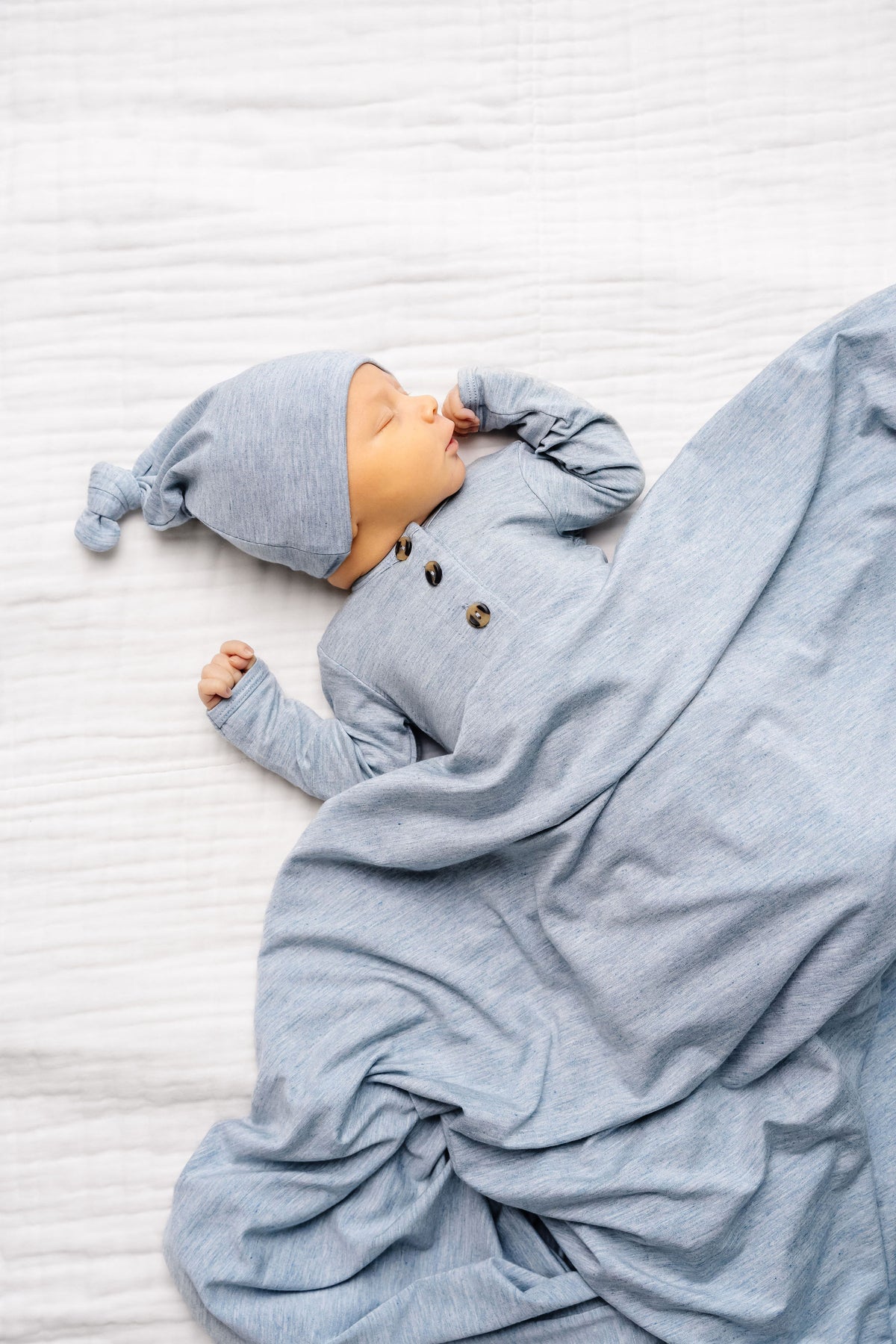 Crew Newborn Hat Bundle + Knotted Gown