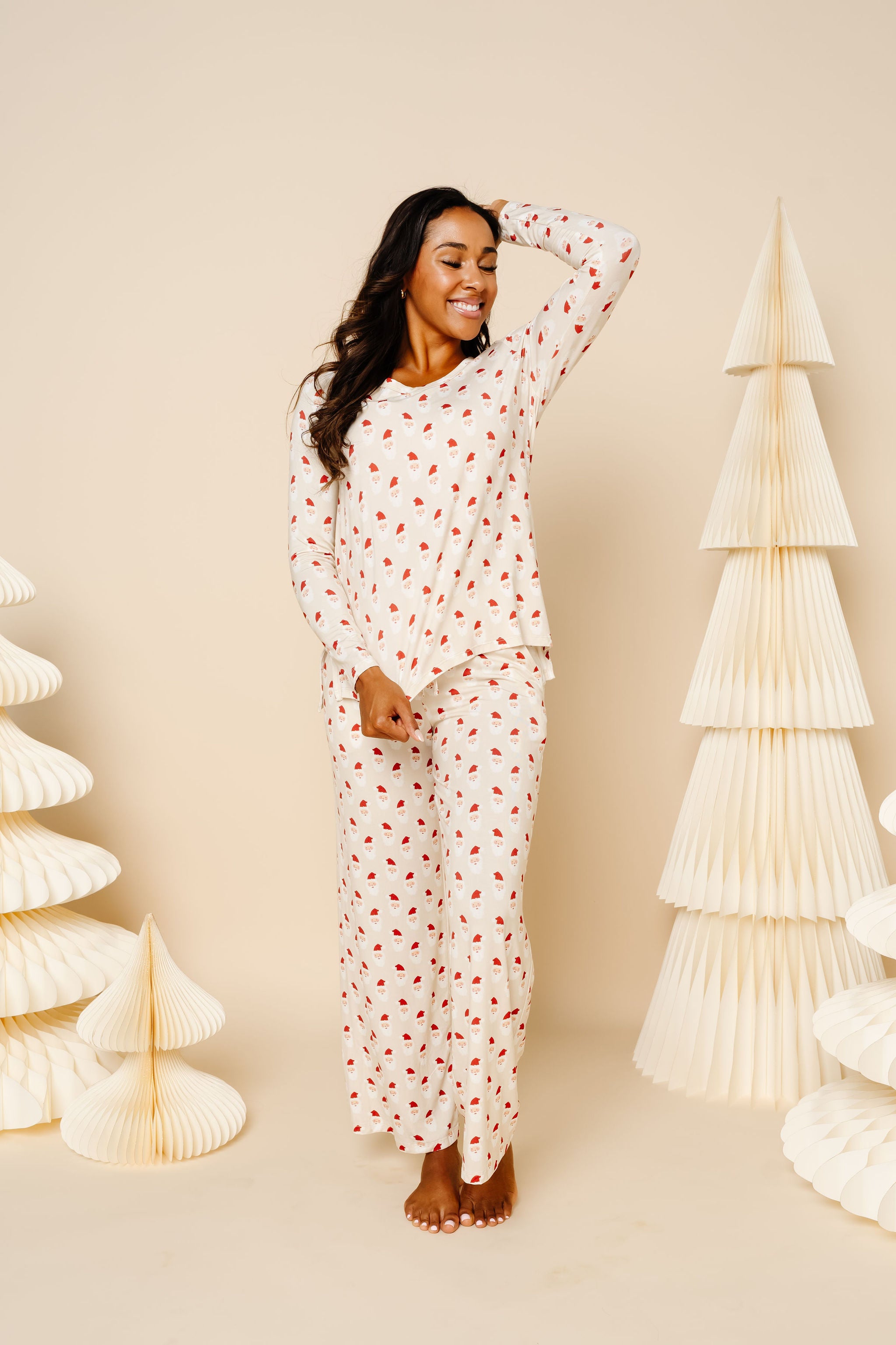 Santa Baby Women's Lounge Wide Leg Pants
