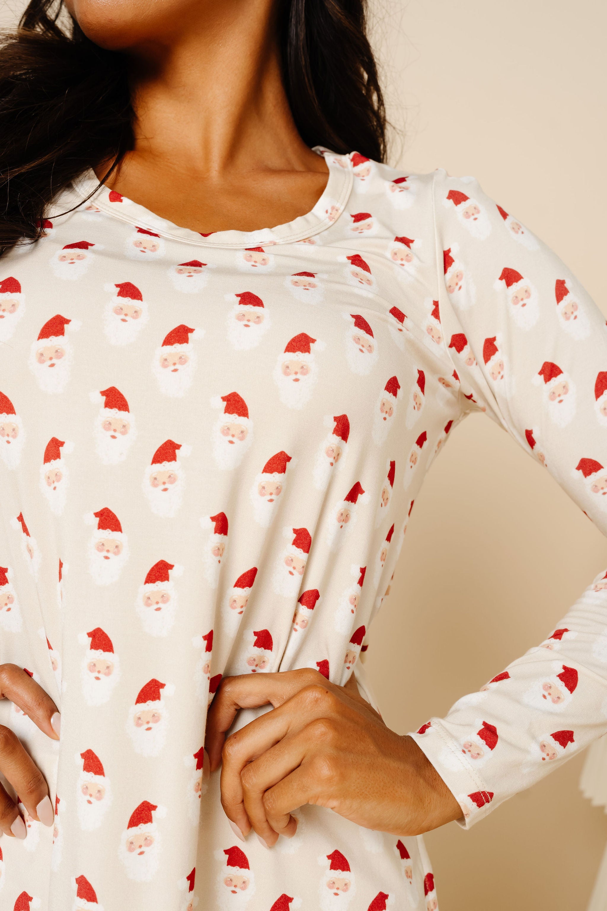 Santa Baby Women's Lounge Long Sleeve Tee