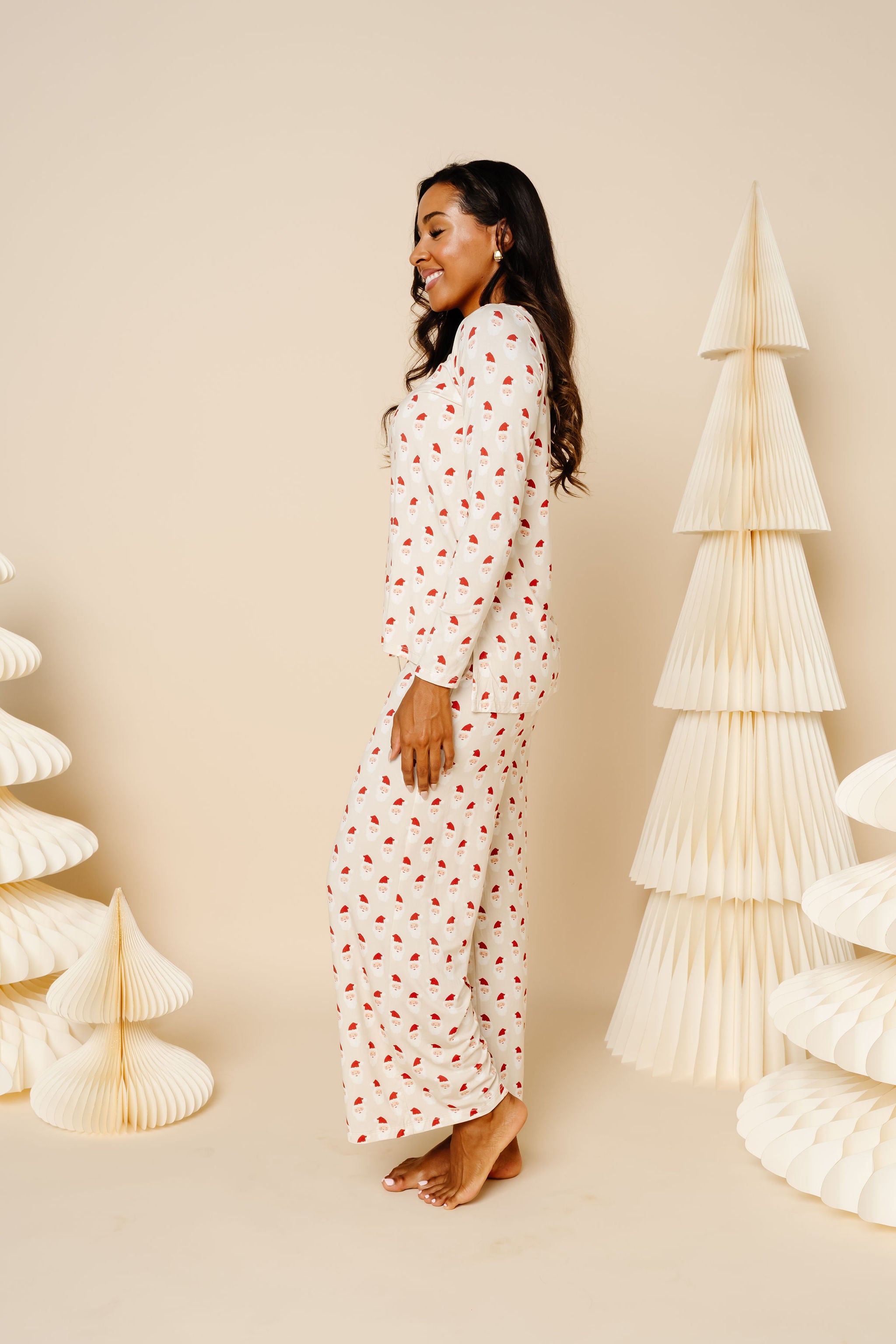 Santa Baby Women's Lounge Wide Leg Pants