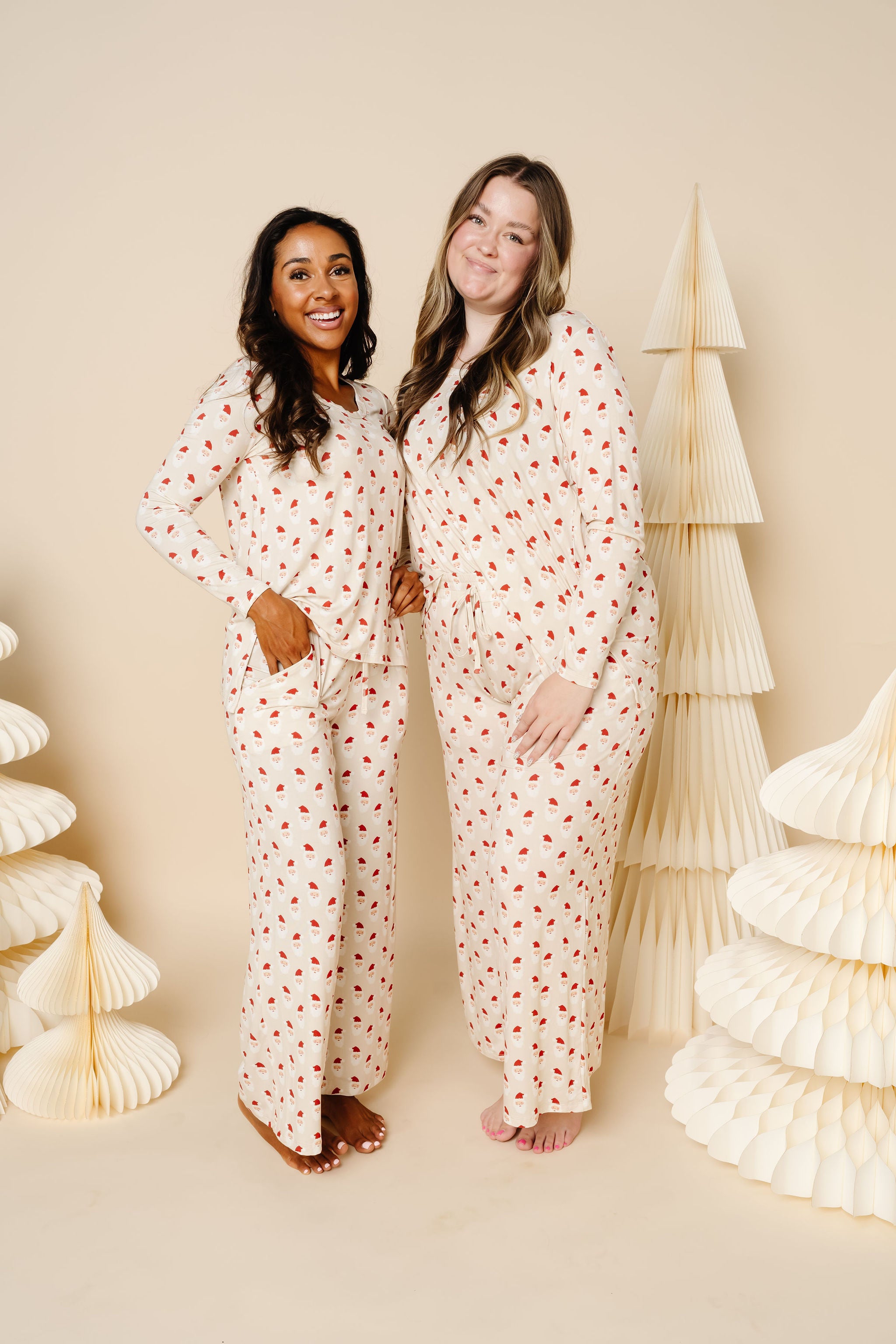 Santa Baby Women's Lounge Wide Leg Pants