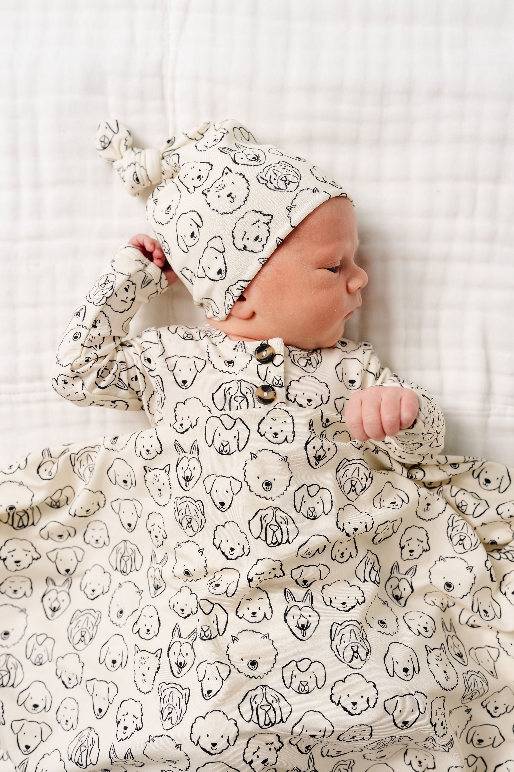 Dane Newborn Hat Bundle (Top + Bottom)