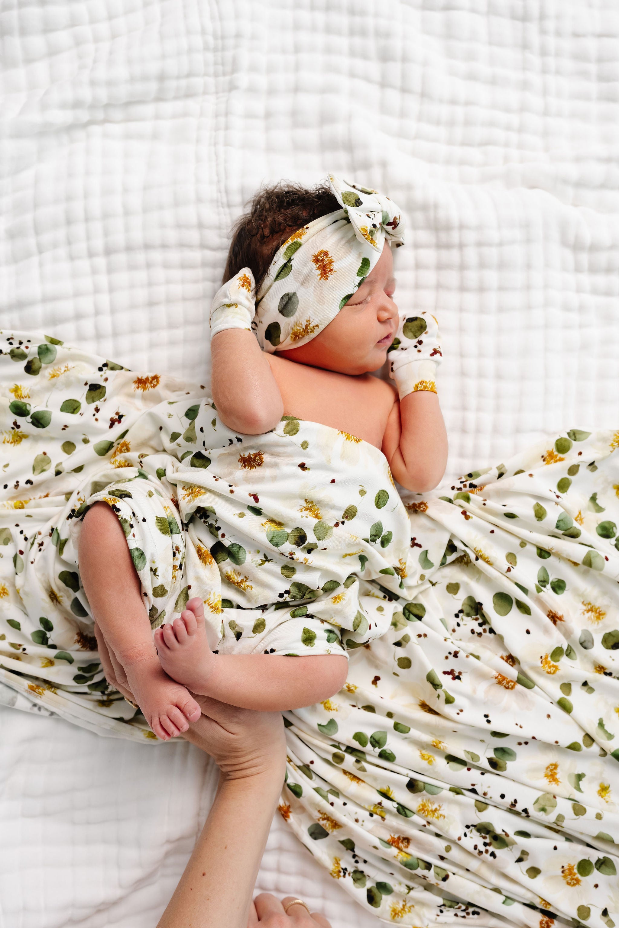 Thea Newborn Headband Bundle (Gown)
