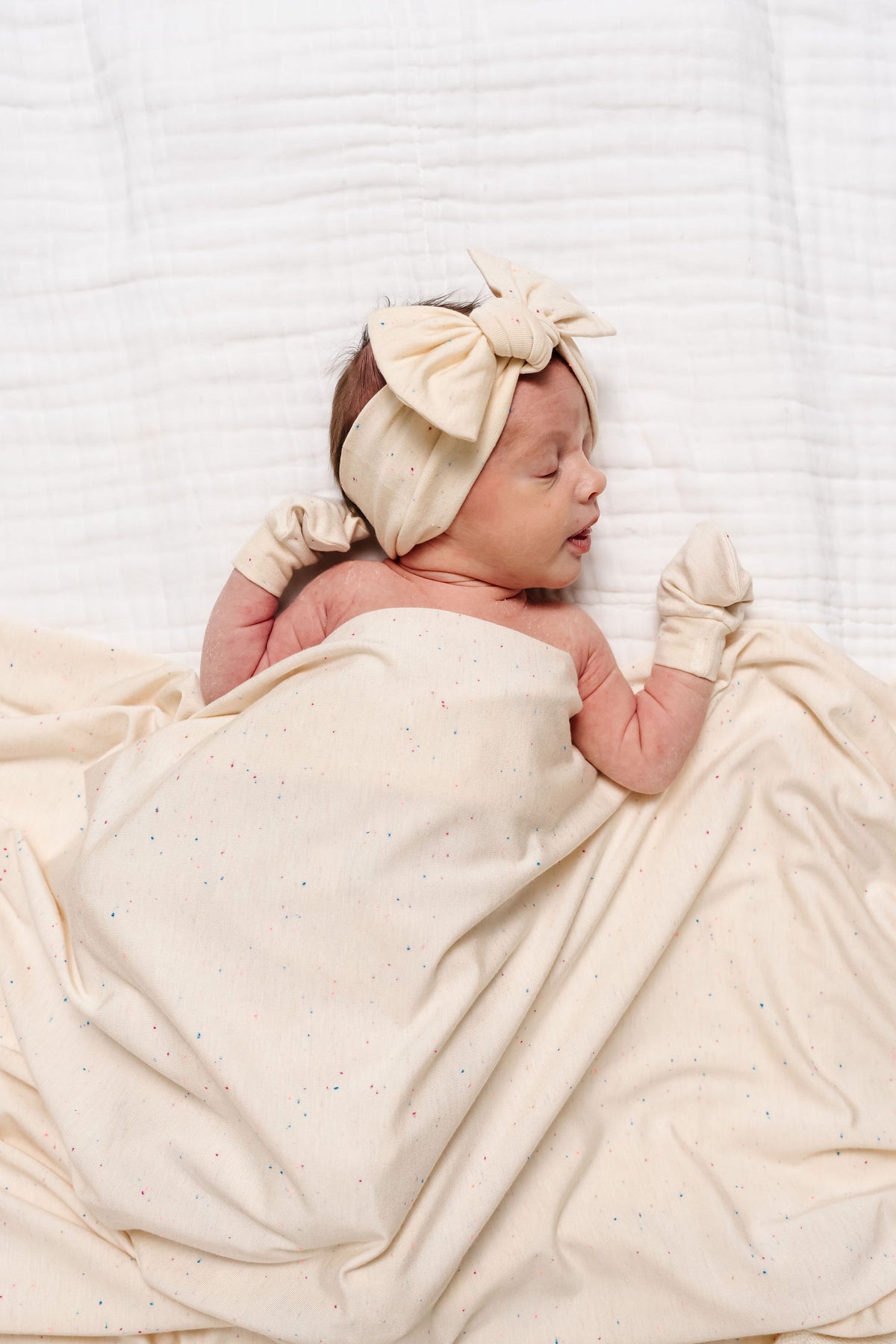Lucy Newborn Headband Bundle + Knotted Gown