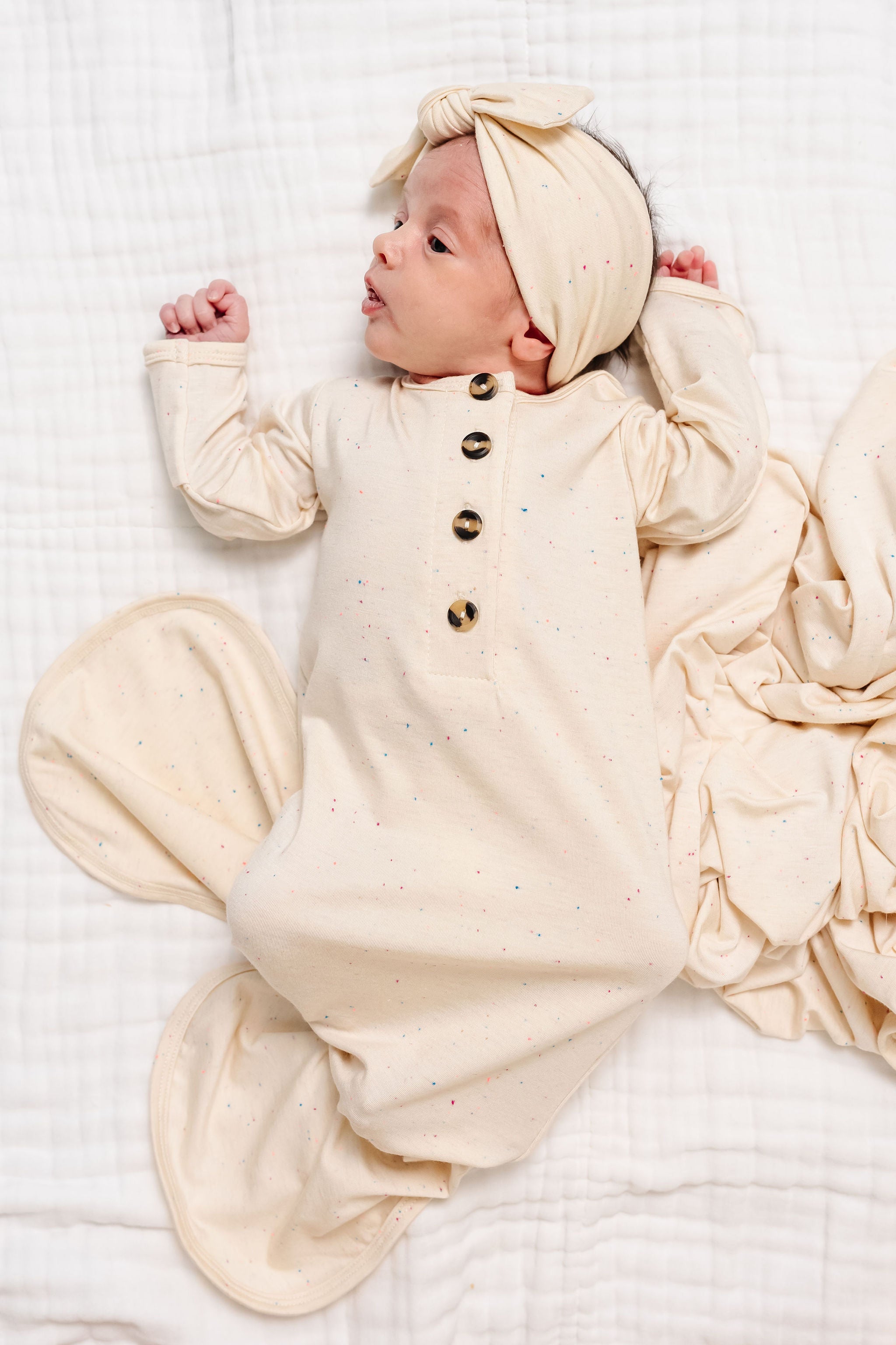 Lucy Newborn Headband Bundle (Gown)