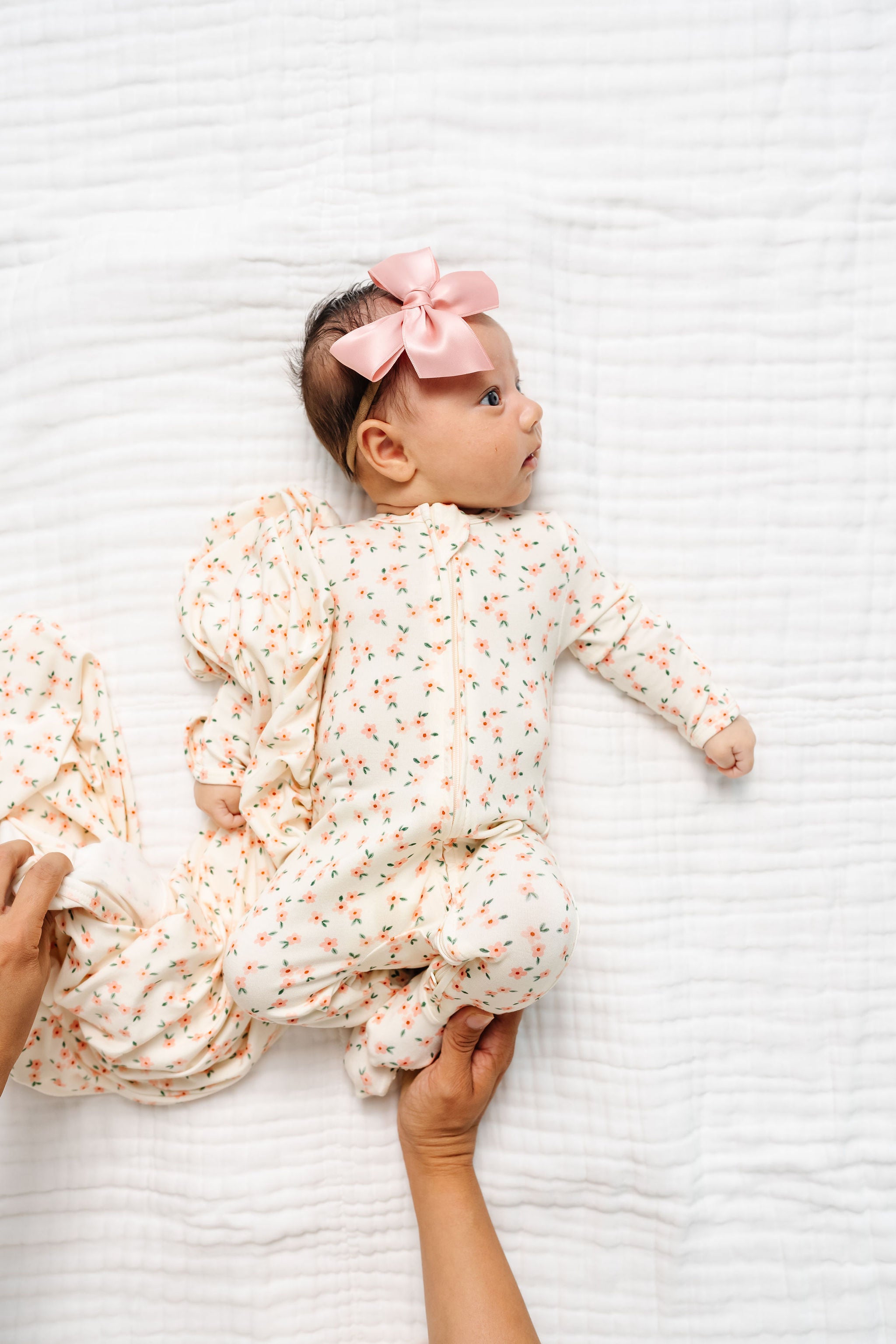 Satin Bow - French Pink