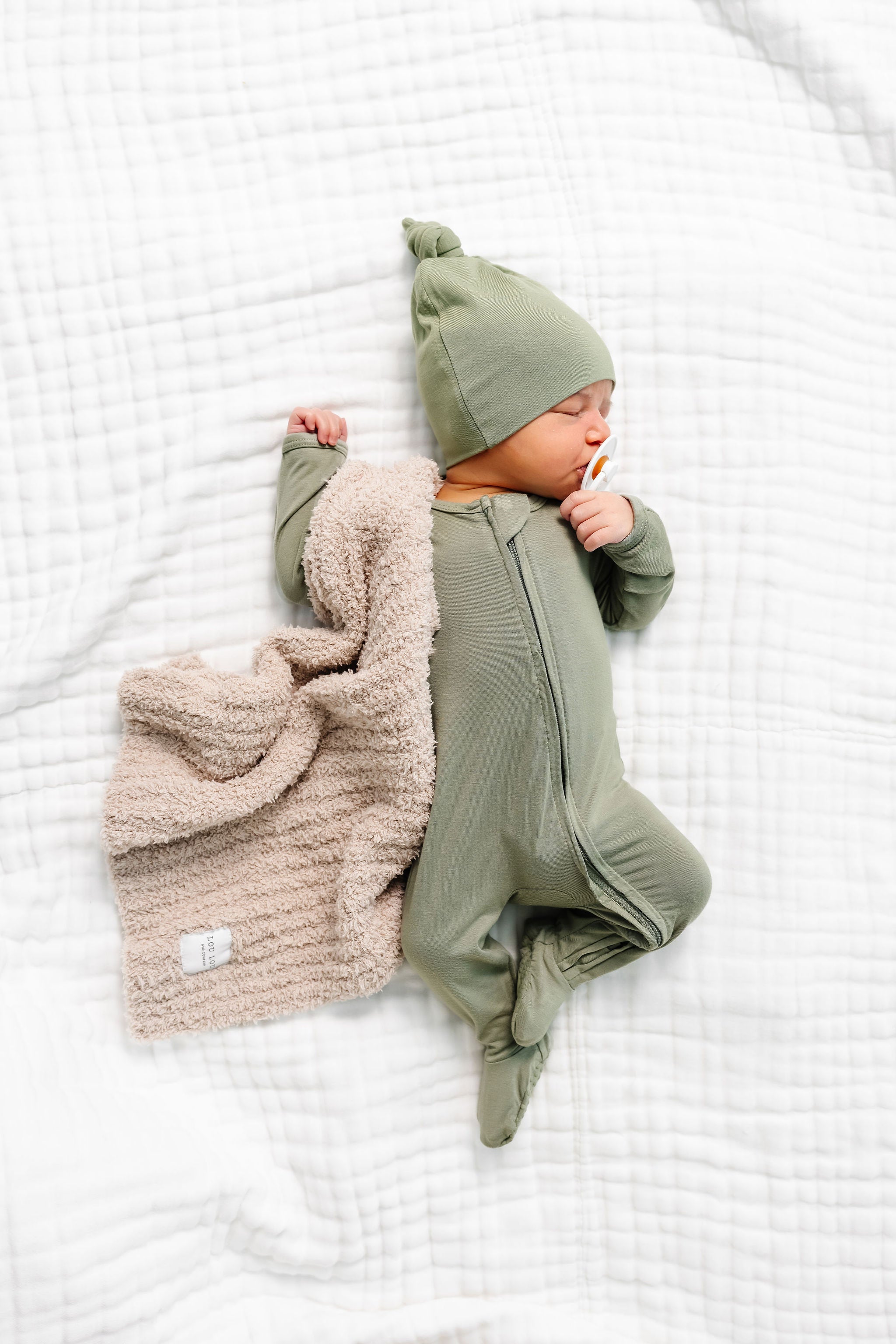 Chenille Blanket - Oatmeal - Mini/Lovey