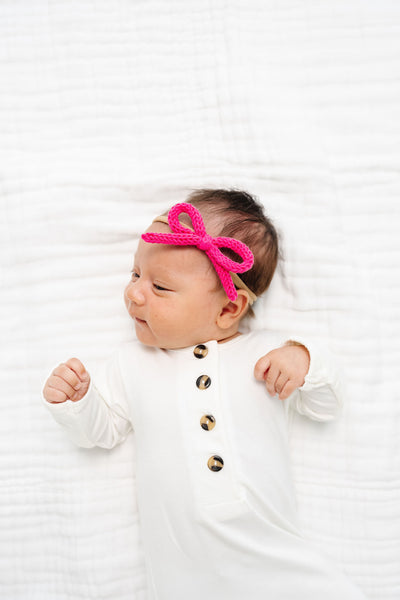 Crochet Bow - Petunia