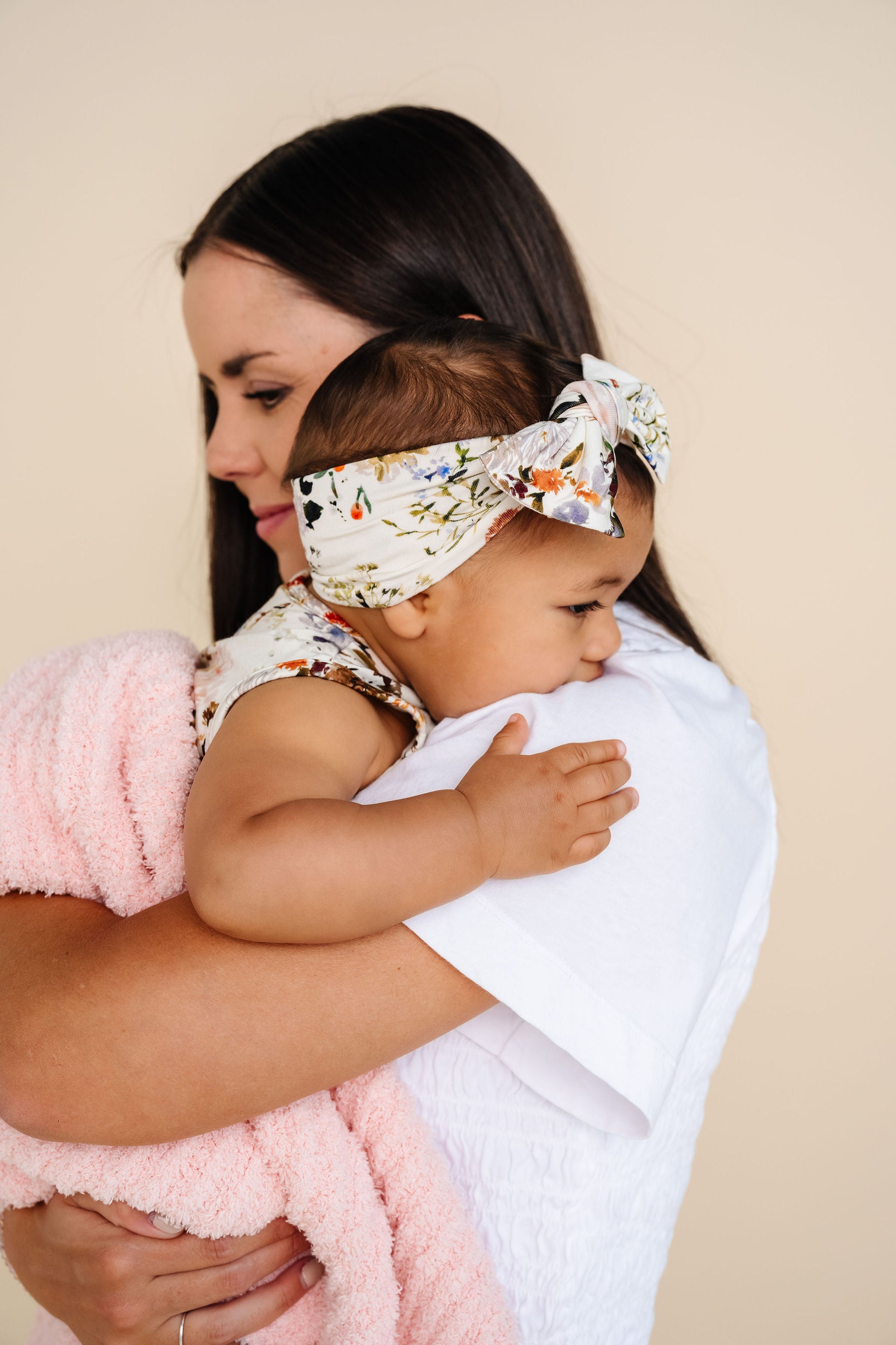 Chenille Blanket - Blush Pink - Small & Large