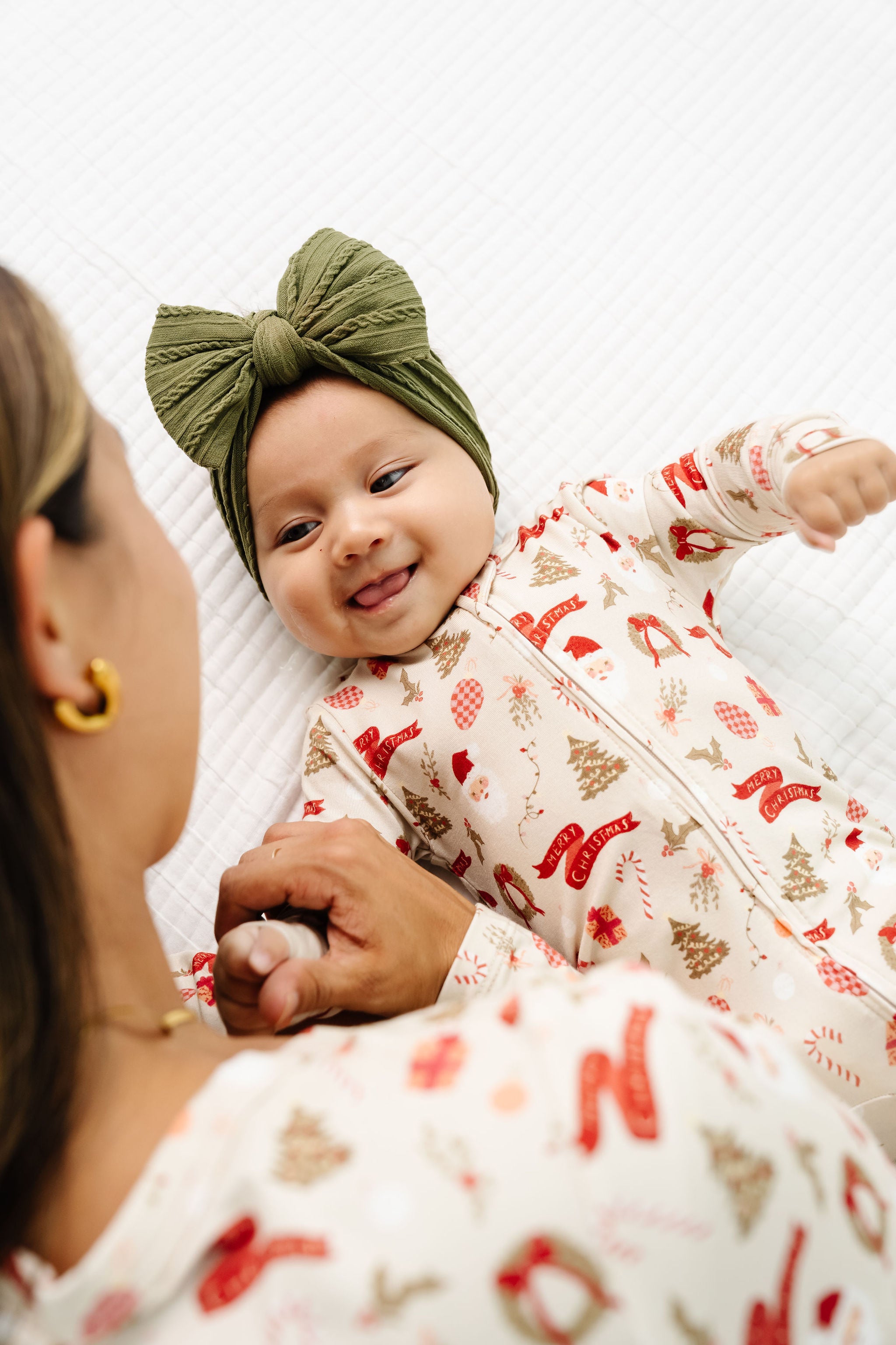Cable Knit Headband - Olive