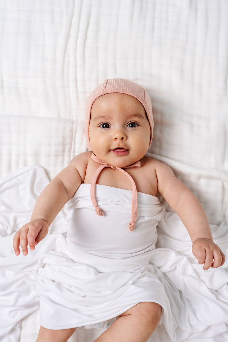 Audrey Ribbed Bonnet