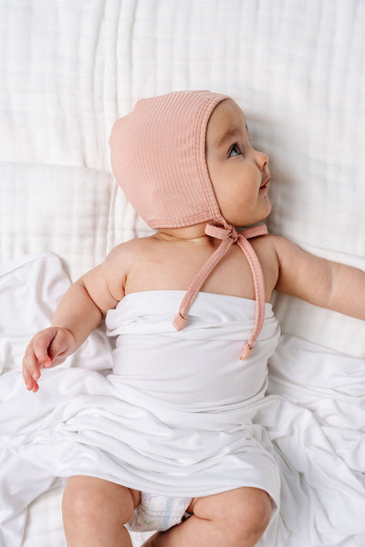 Audrey Ribbed Bonnet