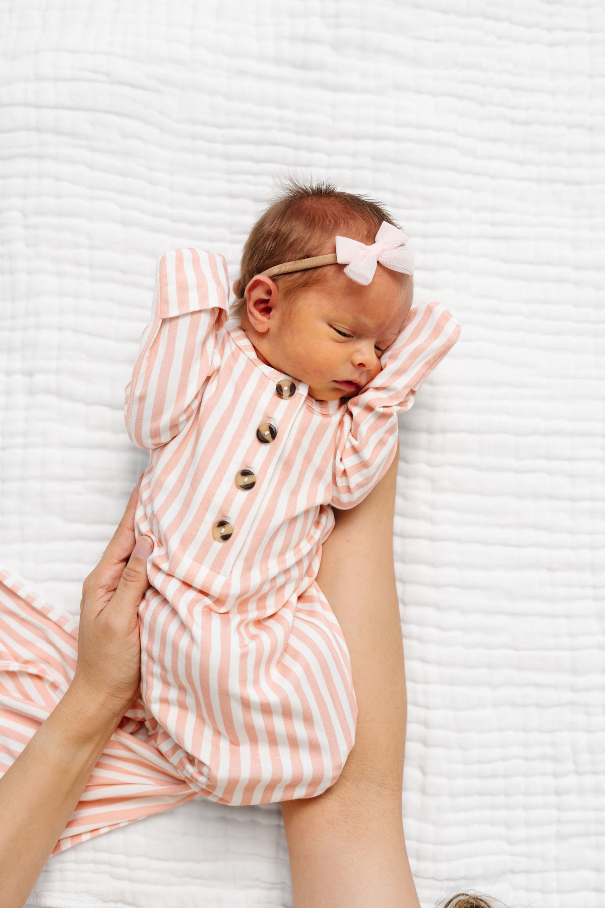 Brynn Newborn Headband Bundle + Knotted Gown