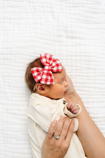 Adventure Bow - Red Gingham