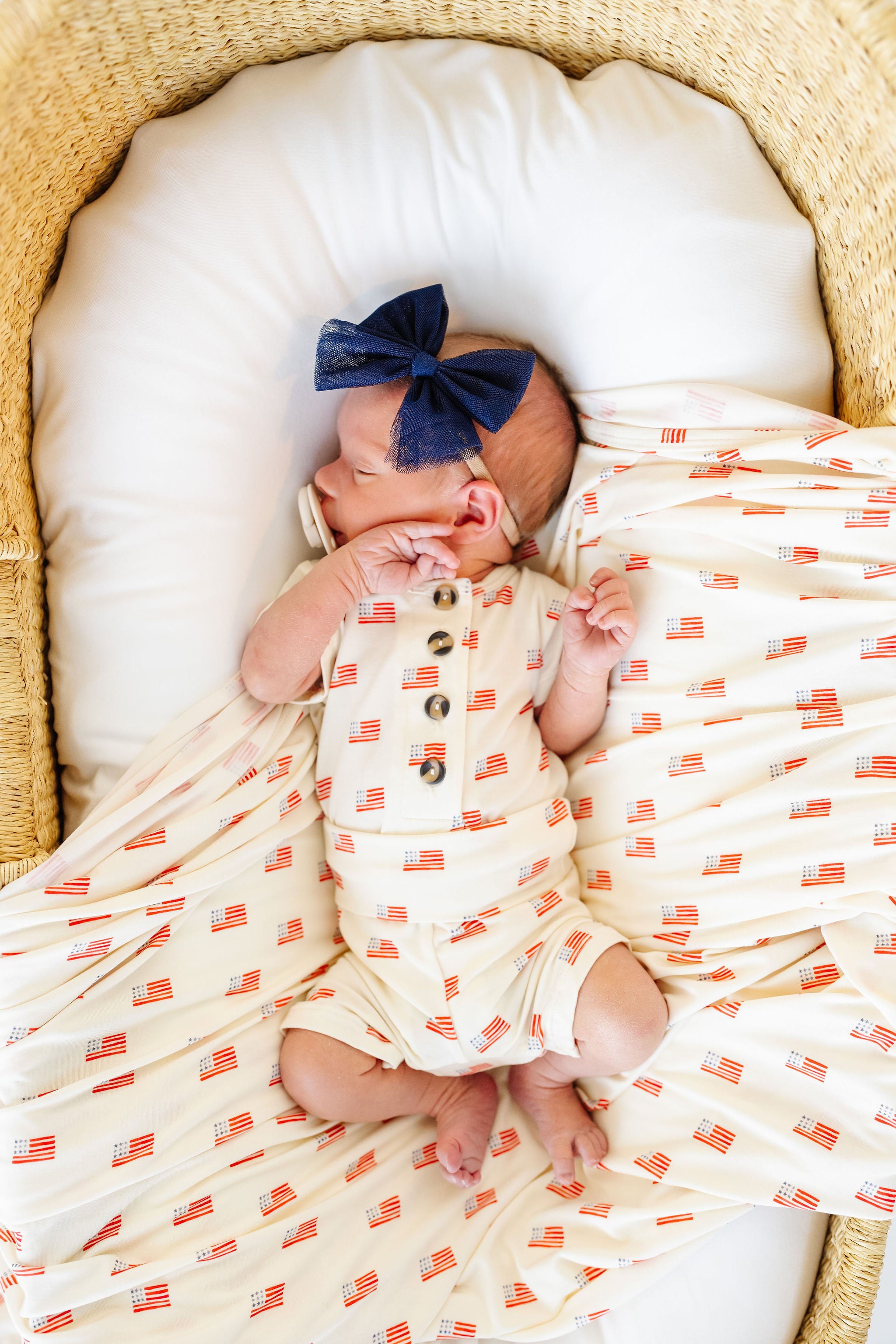 Tulle Bow - Navy