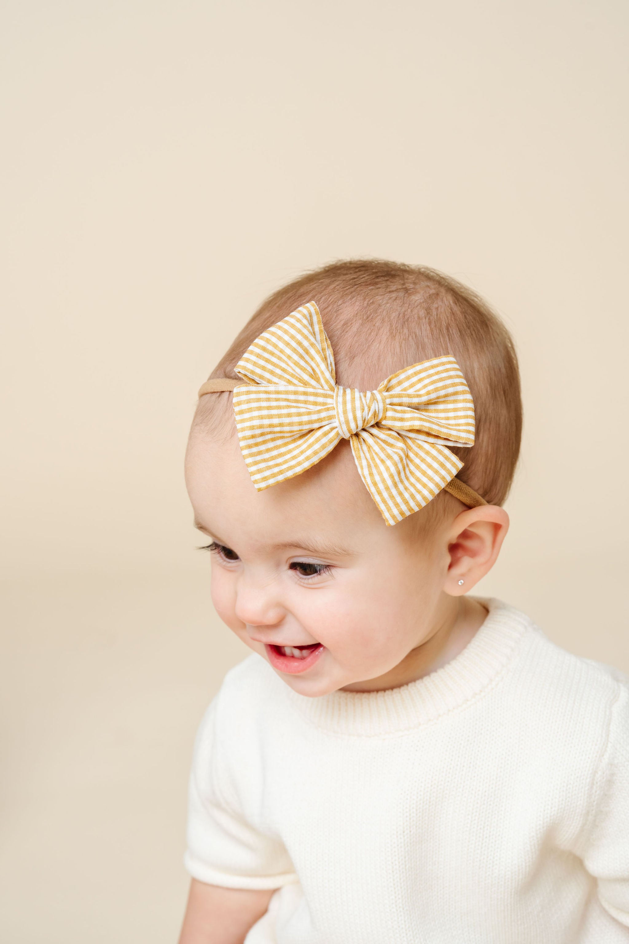 Adventure Bow - Butterscotch Gingham