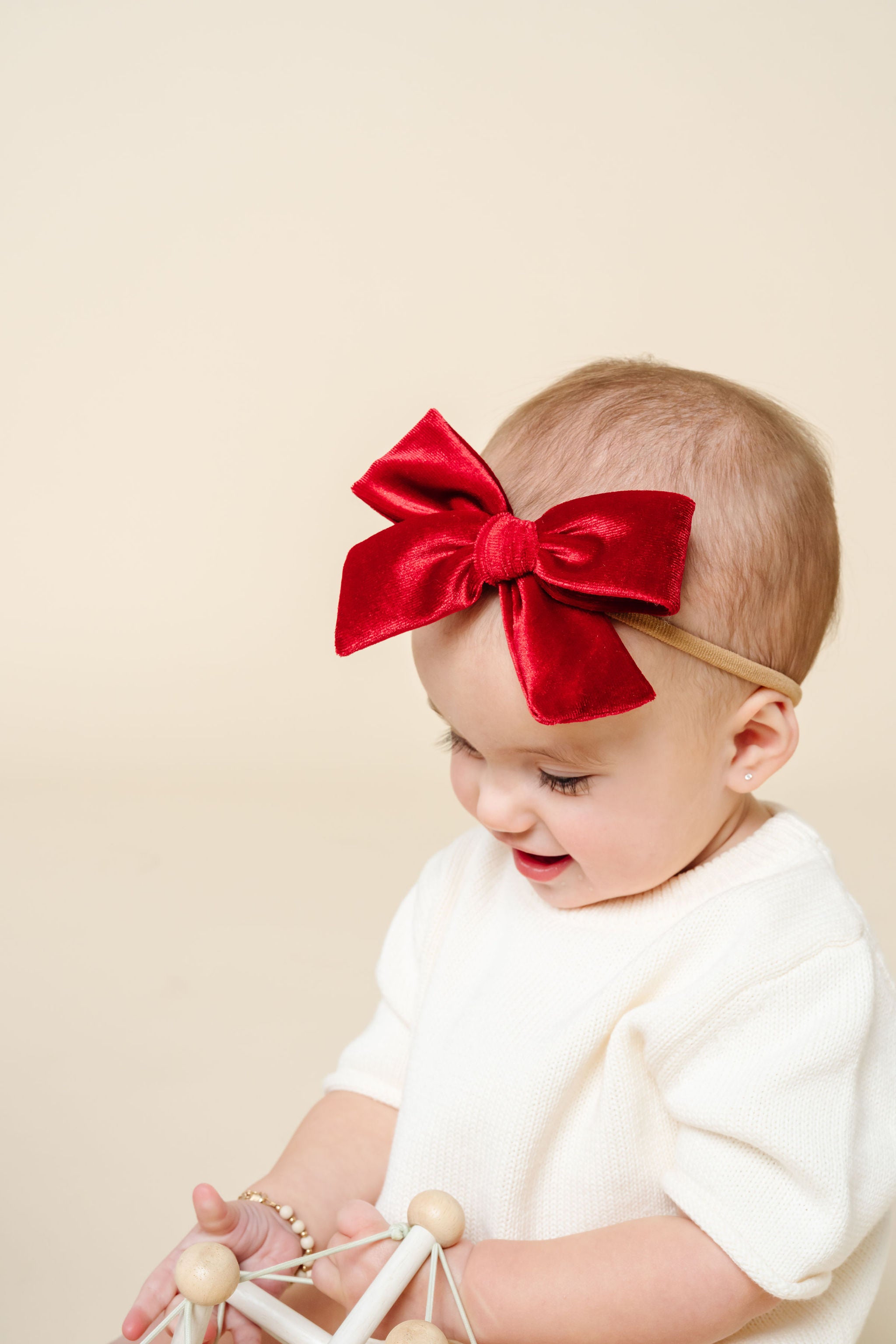 Velvet - Ruby Bow Headband