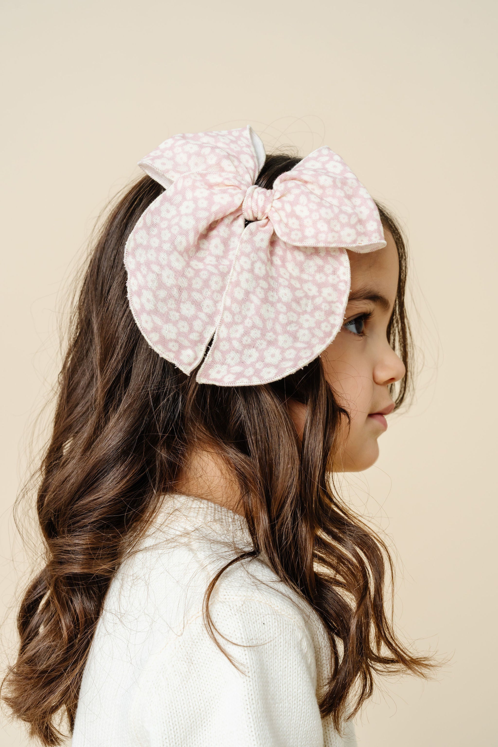 Cloud Muslin™ Heirloom Bow - Flora Clip