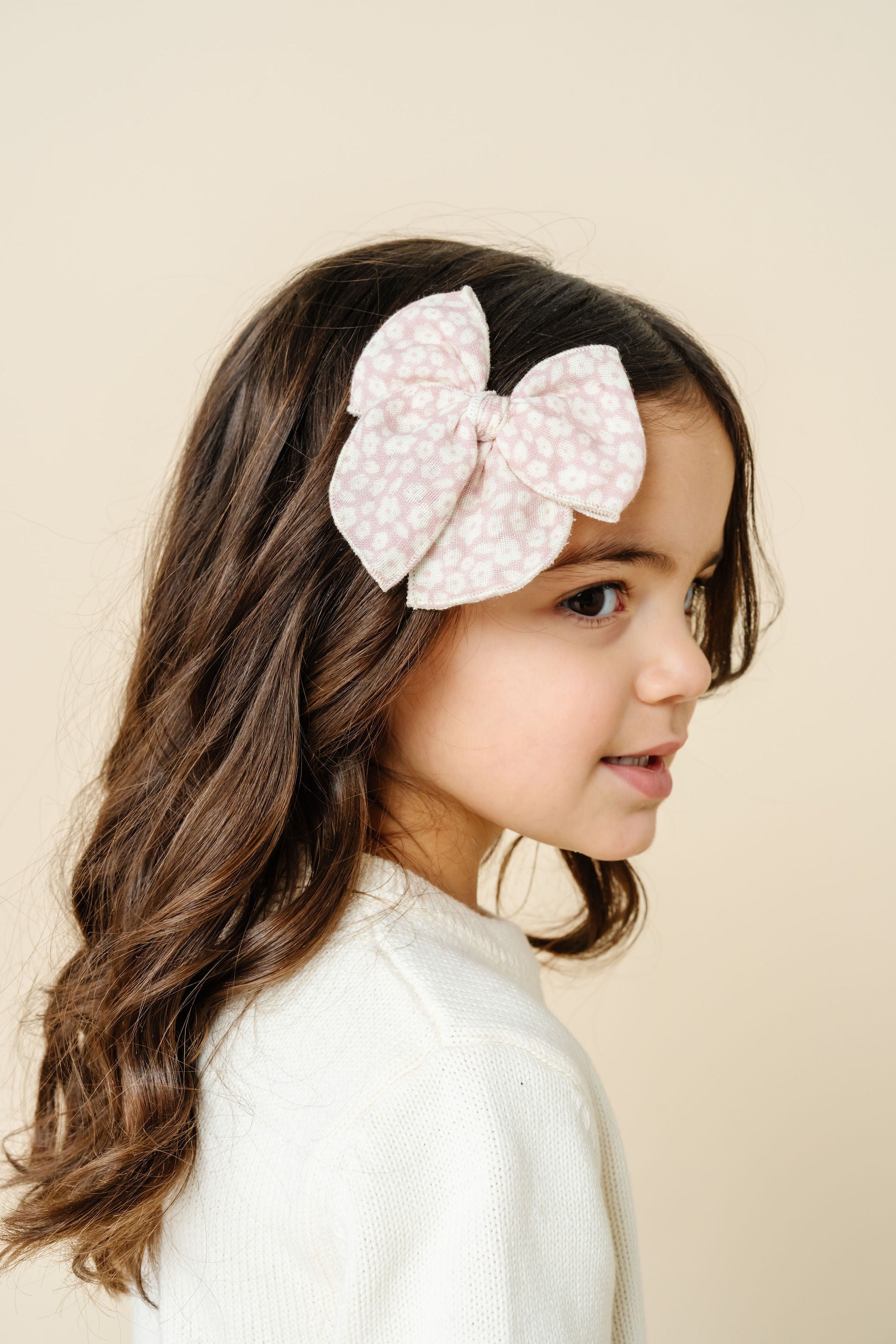 Cloud Muslin™ Heirloom Bow - Flora Clip