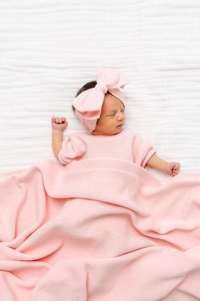 Knit Blanket - Blush