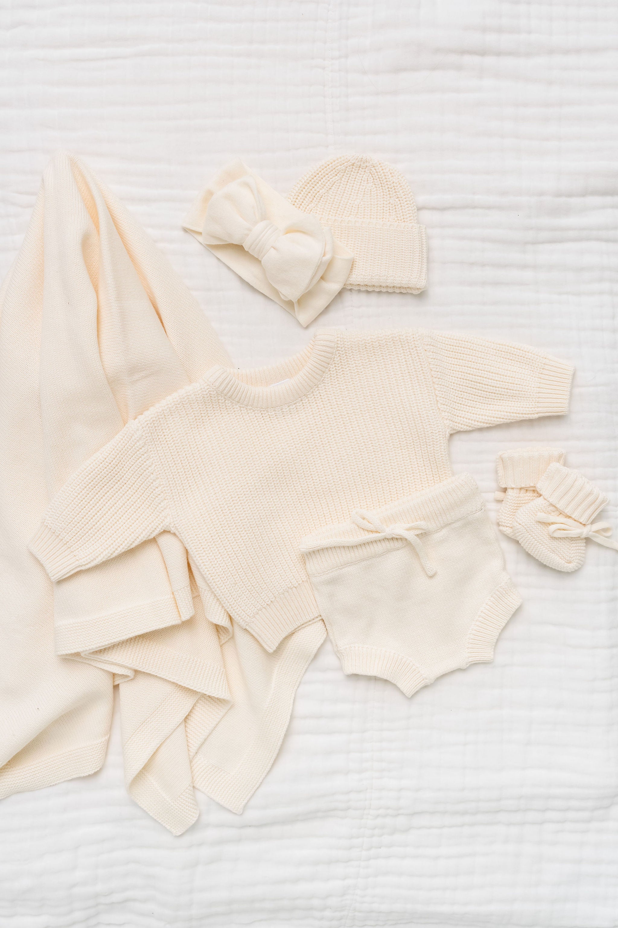 Knit Headband Bundle - Ivory