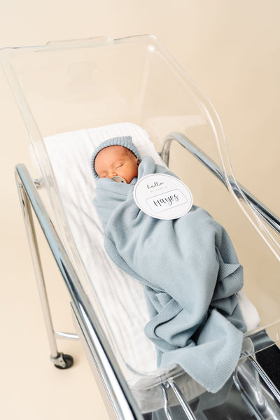 Pre-Order - Knit Blanket - Steele