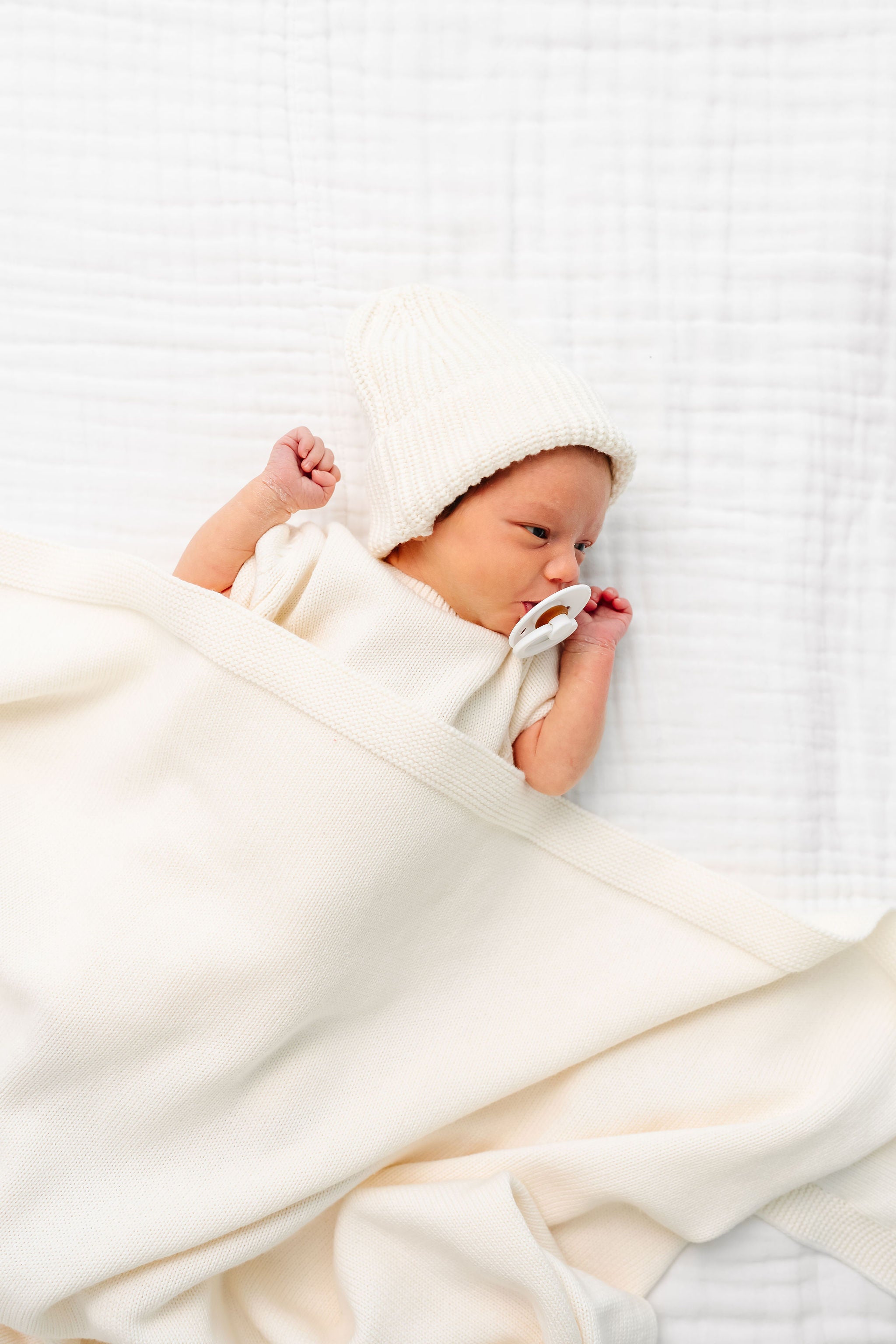 Knit Beanie Bundle - Ivory