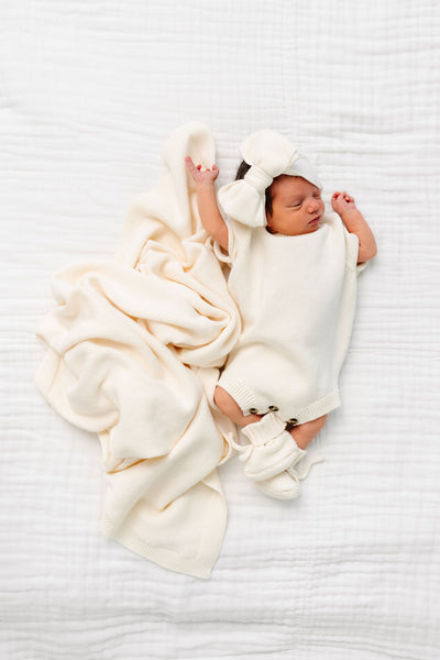 Knit Onesie - Ivory