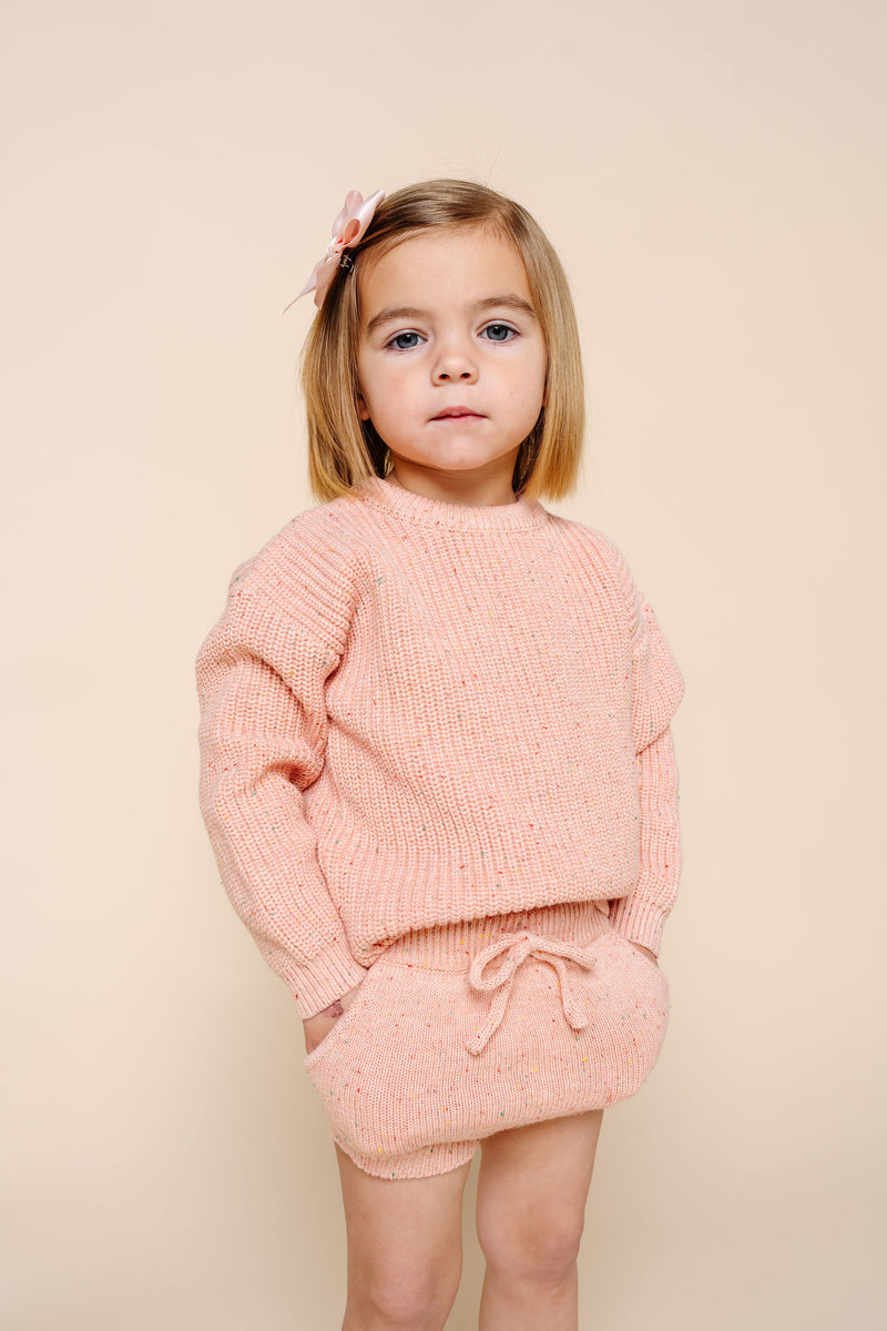 Knit Bummie - Petal Speckle