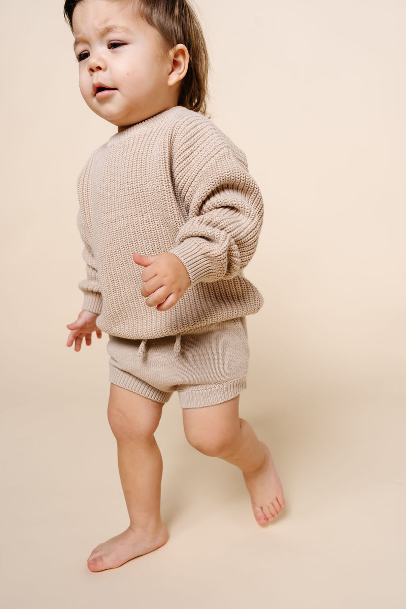 Knit Bummie - Tan