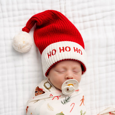Santa Beanie - "Ho Ho Ho"