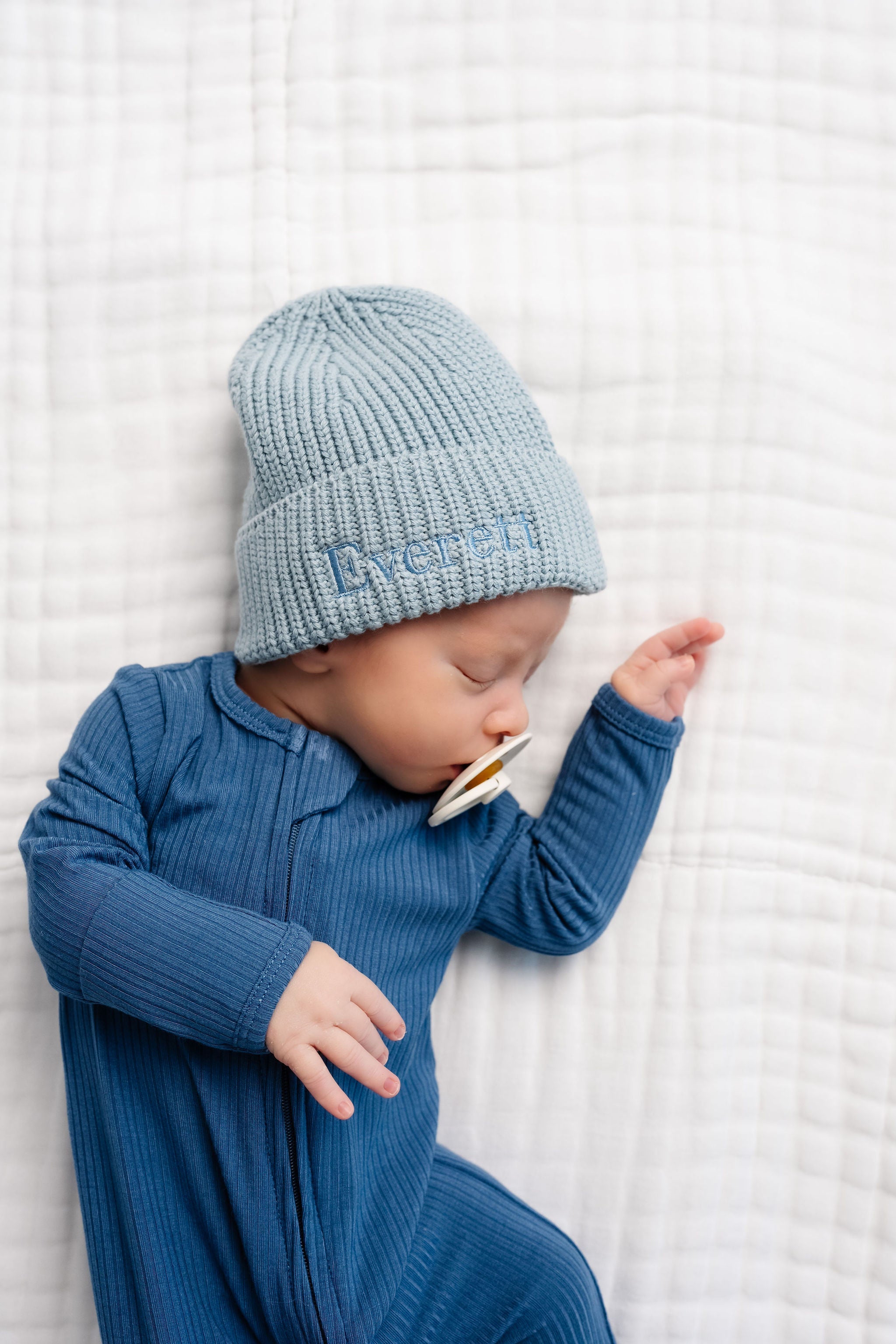 Knit Beanie - Cream Speckle