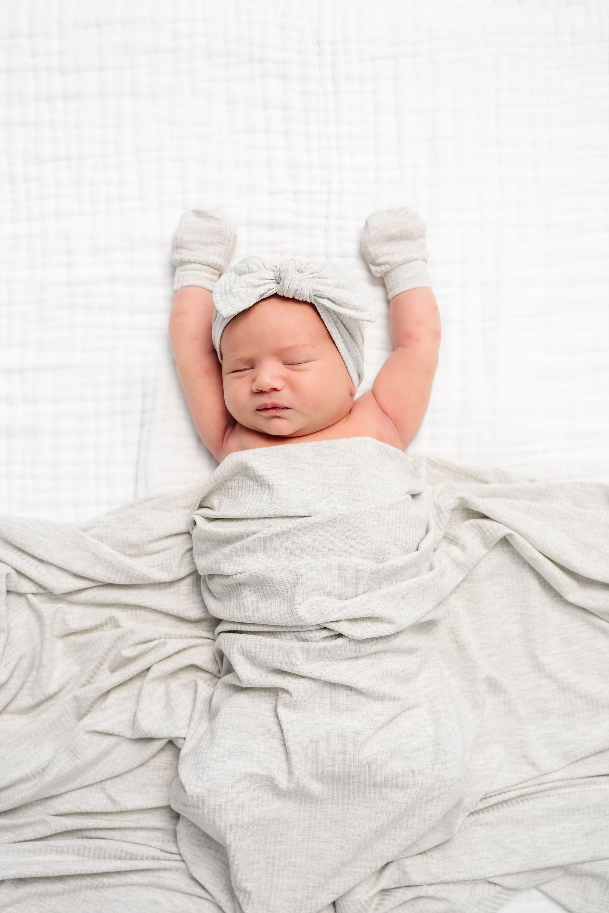 Stevie Ribbed Newborn Headband Bundle