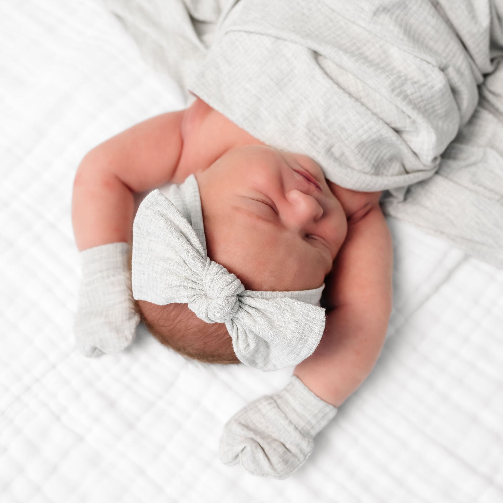 Stevie Ribbed Newborn Headband Bundle