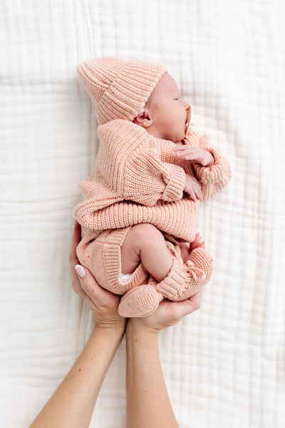 Knit Beanie Bundle - Petal Speckle