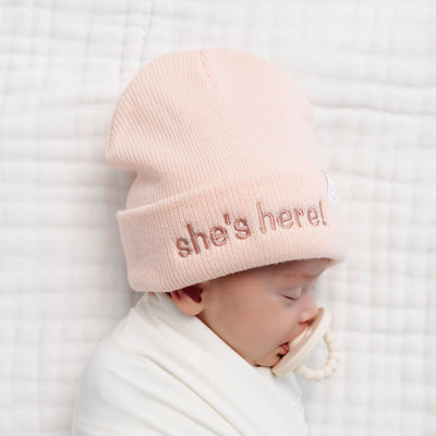 Beanie - "She's Here!"
