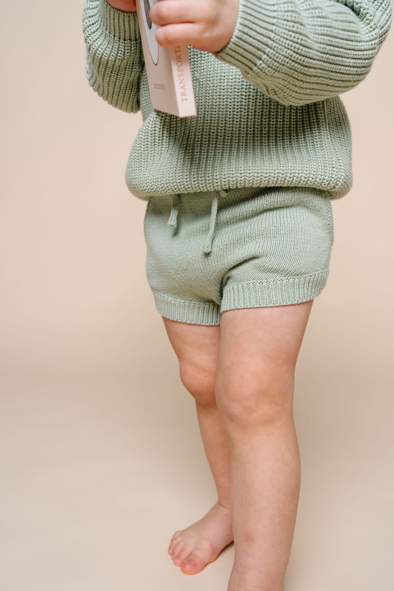 Knit Bummie - Sage