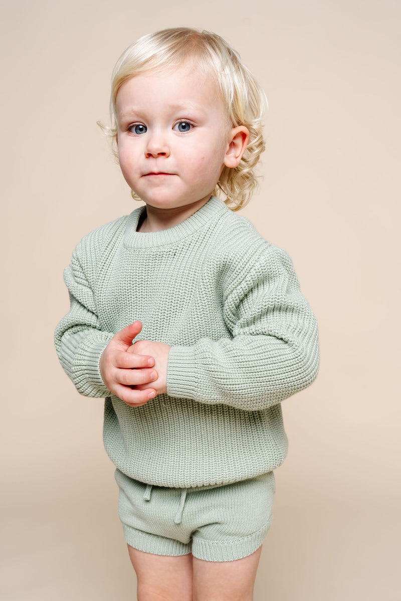 Knit Bummie - Sage