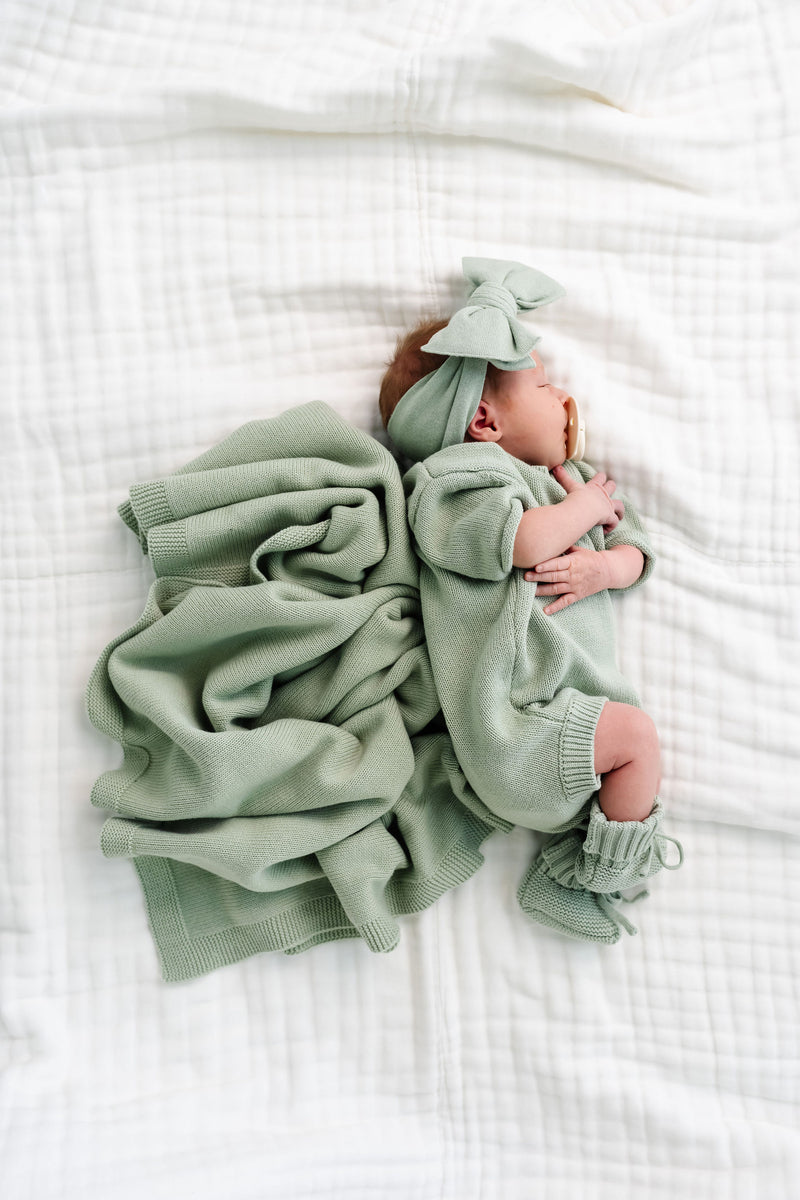 Knit Headband Bundle - Sage