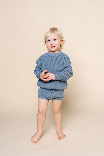 Knit Bummie - Cadet Speckle