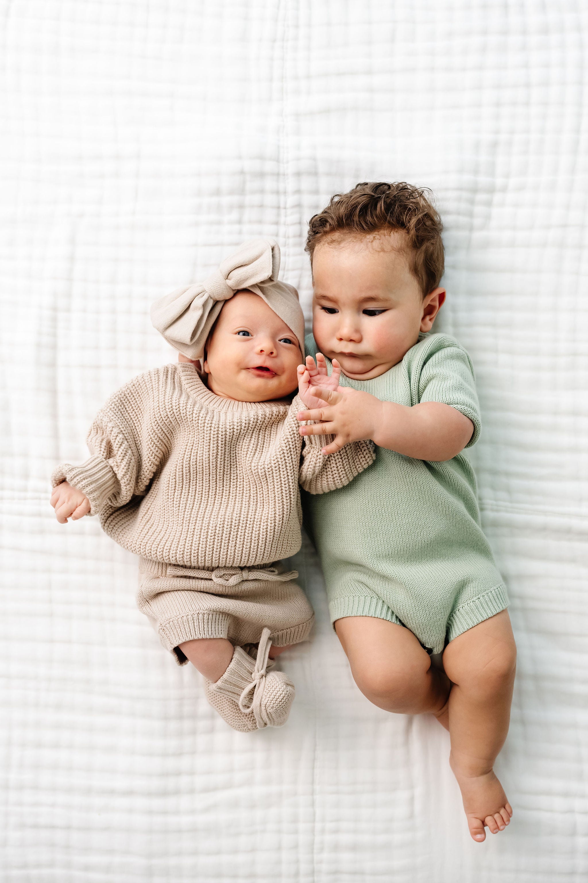 Knit Chunky Sweater - Tan