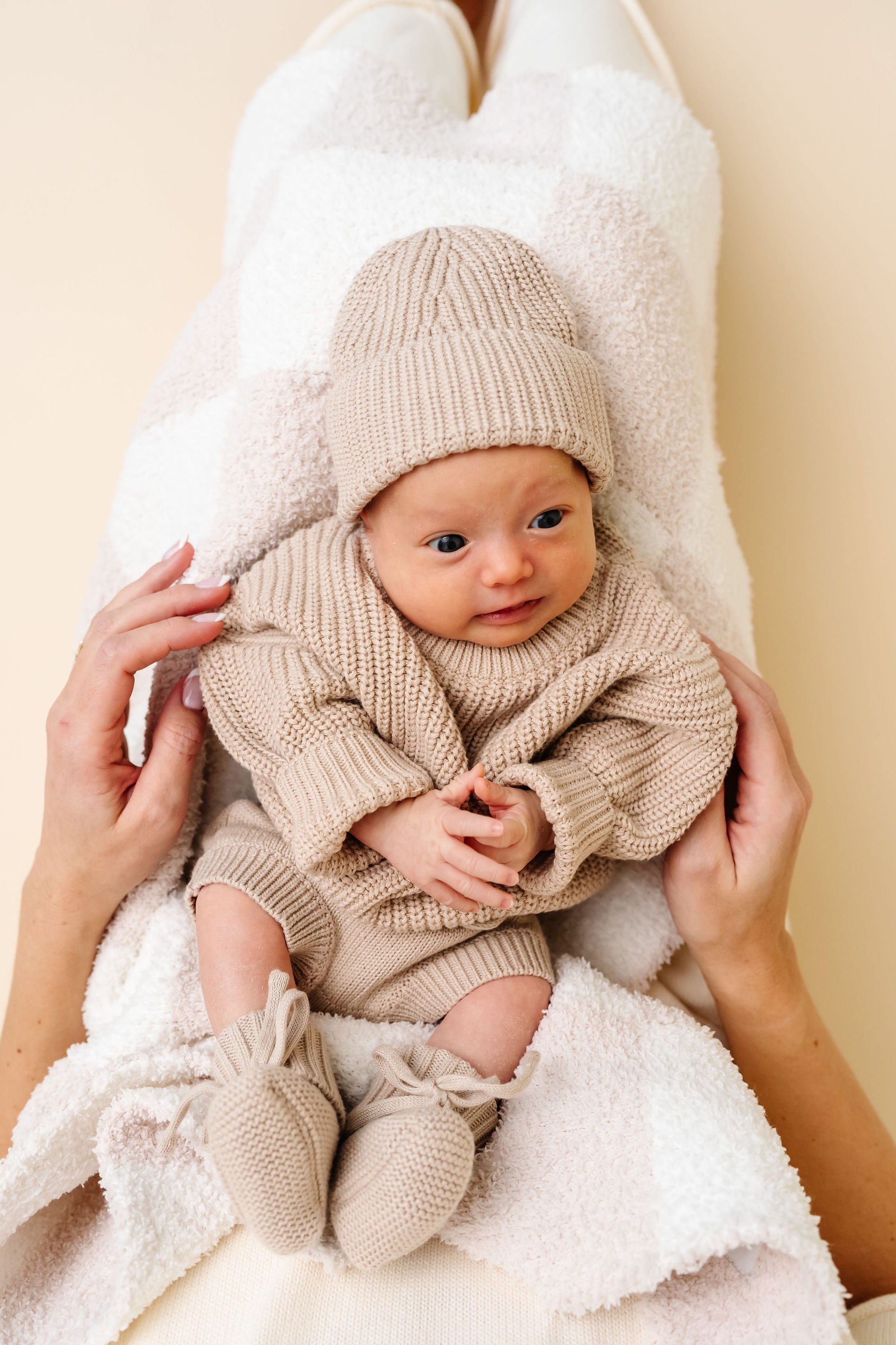 Pre-Order - Knit Beanie Bundle - Tan