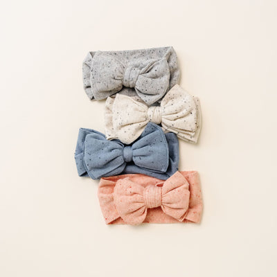 Knit Headband Bundle - Cream Speckle