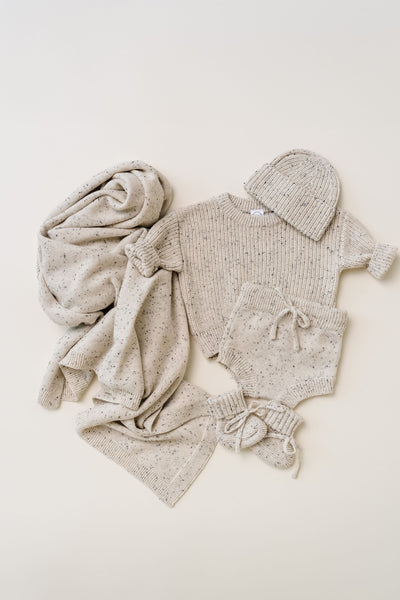 Knit Headband Bundle - Grey Speckle