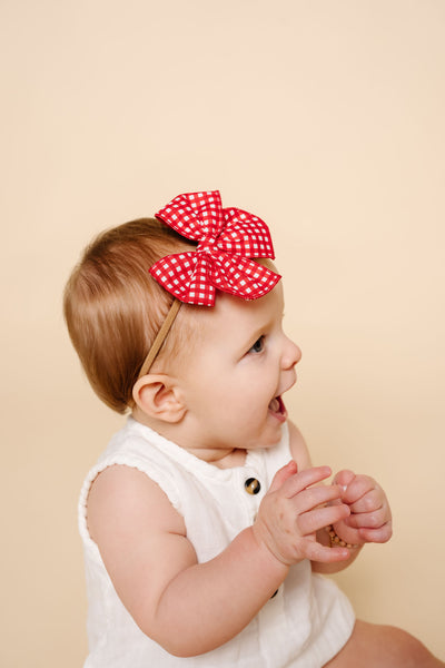 Heirloom Bow - Red Gingham