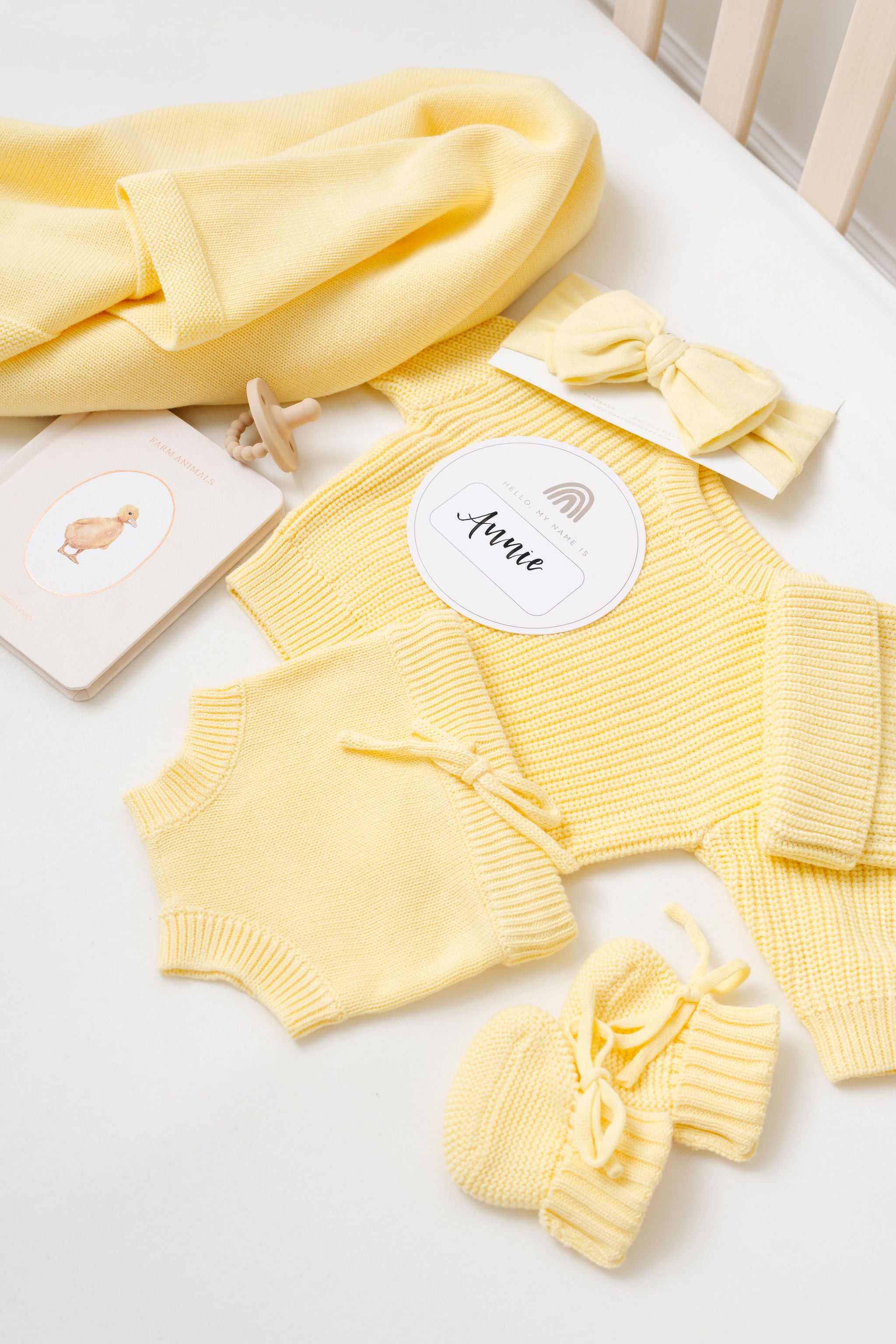 Knit Headband - Butter Yellow