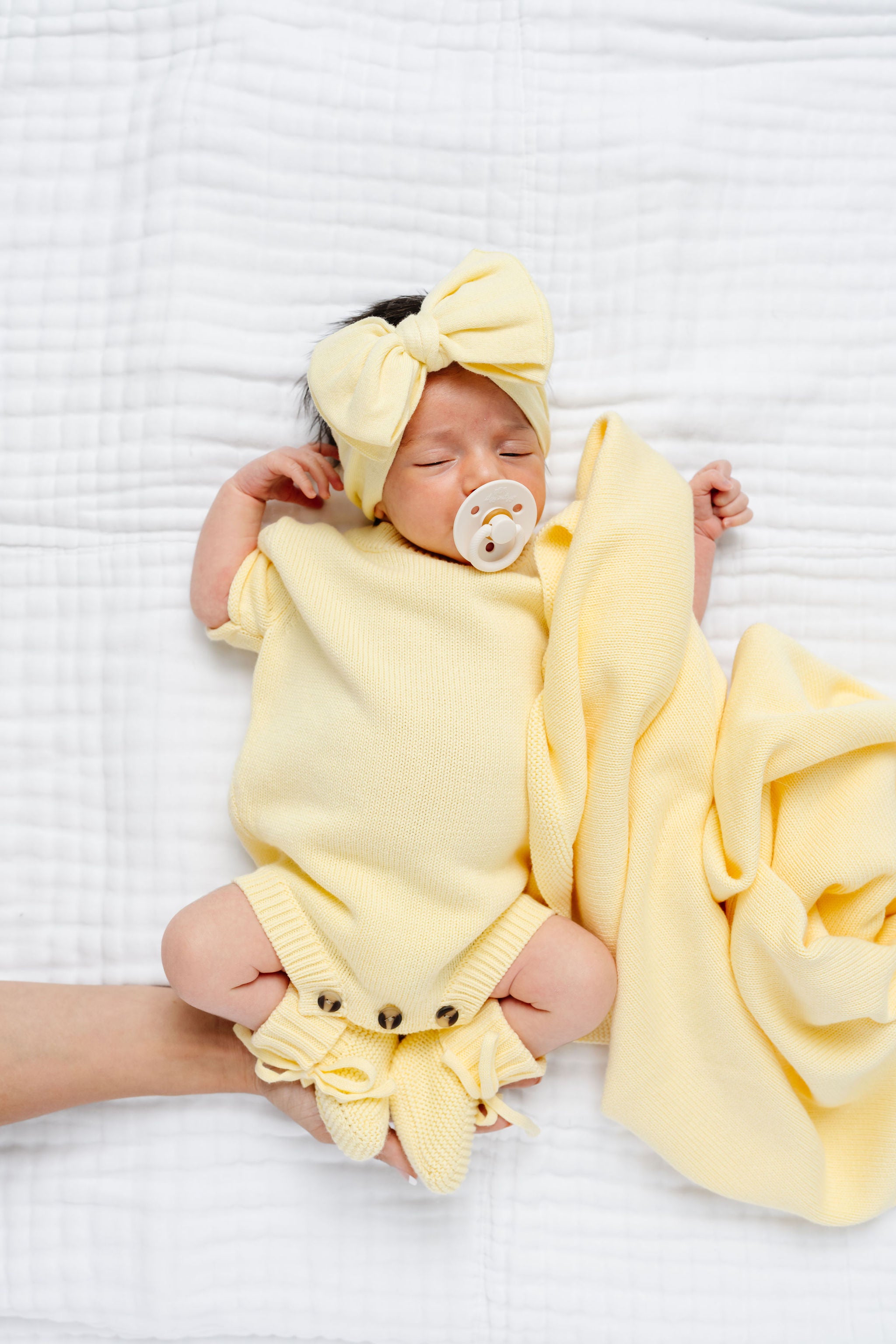 Knit Onesie - Butter Yellow