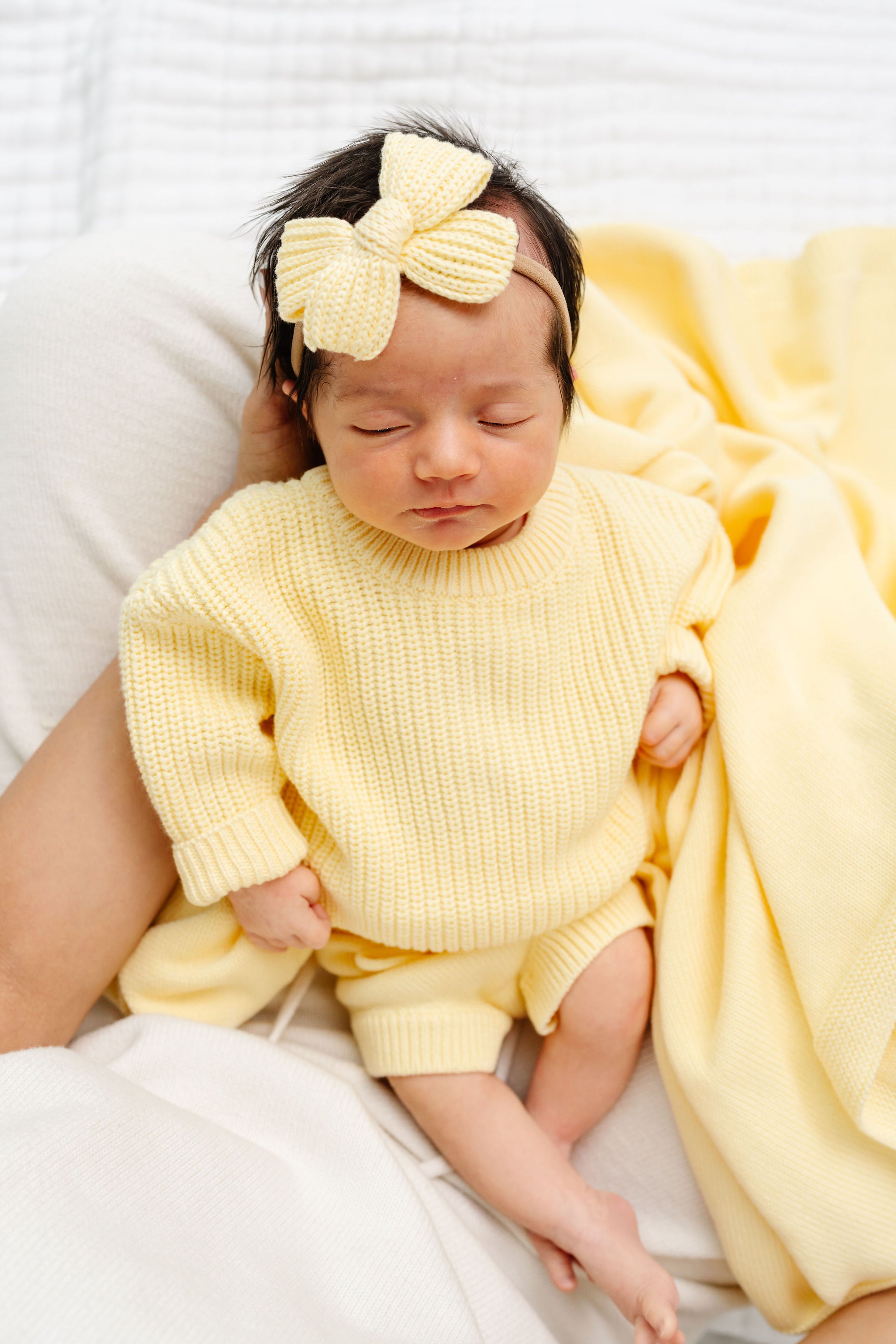 Knit Chunky Sweater - Butter Yellow