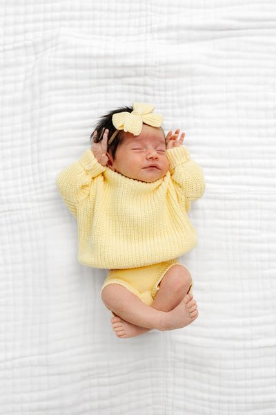 Knit Bummie - Butter Yellow