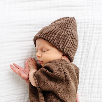 Knit Beanie - Cocoa